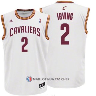 Maillot Cleveland Cavaliers Kyrie Irving NO 2 Blanc