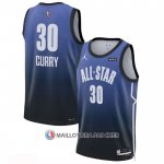 Maillot All Star 2023 Golden State Warriors Stephen Curry NO 30 Bleu