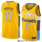 Maillot Denver Nuggets Jamal Murray Statement 2018 Jaune