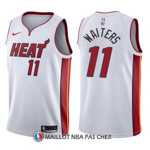 Maillot Miami Heat Dion Waiters Association 11 2017-18 Blanc