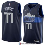 Maillot Dallas Mavericks Luka Doncic 11 Statement 2017-18 Bleu