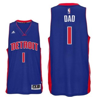 Maillot Fete des Peres Pistons Dad 1 Bleu