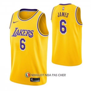 Maillot Los Angeles Lakers LeBron James Icon 2021-22 Jaune