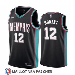 Maillot Memphis Grizzlies Ja Morant 20th Classic Noir