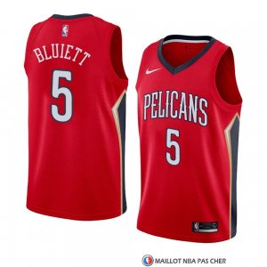 Maillot New Orleans Pelicans Trevon Bluiett Statement 2017-18 Rouge