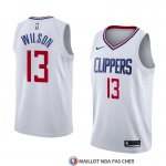 Maillot Los Angeles Clippers Jamil Wilson Association 2018 Blanc