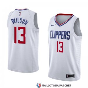 Maillot Los Angeles Clippers Jamil Wilson Association 2018 Blanc
