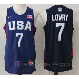 Maillot NBA Twelve USA Dream Team Lowry 7# Bleu