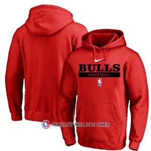 Veste a Capuche Chicago Bulls Practice Performance 2022-23 Rouge