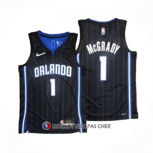 Maillot Orlando Magic Tracy McGrady NO 1 Icon Noir  Maillot Orlando Magic Tracy McGrady NO 1 Icon Noir