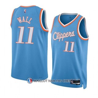 Maillot Los Angeles Clippers John Wall NO 11 Ville 2021-22 Bleu