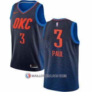 Maillot Oklahoma City Thunder Chris Paul NO 3 Statement Bleu