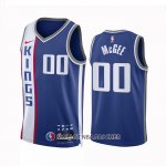 Maillot Sacramento Kings Javale Mcgee NO 00 Ville 2023-24 Bleu