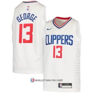 Maillot Enfant Los Angeles Clippers Paul George NO 2 Association 2020-21 Blanc