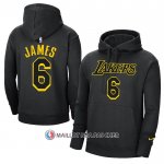 Veste a Capuche Los Angeles Lakers LeBron James Noir2