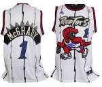 Maillot Retro Raptors McGrady 1 Blanc