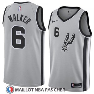 Maillot San Antonio Spurs Lonnie Walker Statement 2018 Gris