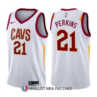 Maillot Cleveland Cavaliers Kendrick Perkins Association 21 2017-18 Blanc