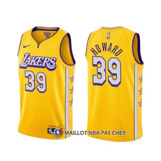 Maillot Los Angeles Lakers Dwight Howard Ville 2019-20 Jaune