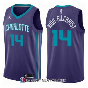 Maillot Charlotte Hornets Michael Kidd Gilchrist Statement 14 2017-18 Volet
