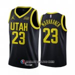 Maillot Utah Jazz Lauri Markkanen NO 23 Statement 2022-23 Noir