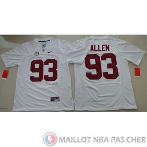 Maillot NCAA Jonathan Allen Blanc