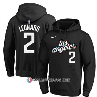 Veste a Capuche Los Angeles Clippers Kawhi Leonard Ville 2022-23 Noir