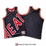 Maillot Miami Heat Mitchell & Ness Big Face Bleu