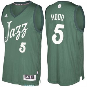 Maillot Navidad 2016 Rodney Hood Jazz 5 Vert