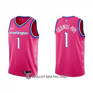Maillot Washington Wizards Kentavious Caldwell-pope NO 1 Ville 2022-23 Rosa