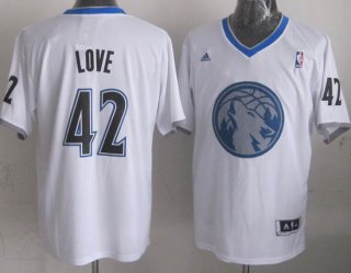 Maillot Love Minnesota Timberwolves #42 Blanc