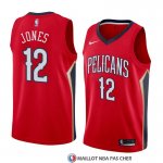 Maillot New Orleans Pelicans Jalen Jones Statement 2018 Rouge