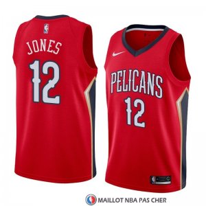 Maillot New Orleans Pelicans Jalen Jones Statement 2018 Rouge