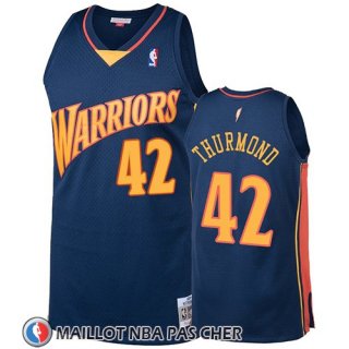 Maillot Golden State Warriors Nathaniel Thurmond 2009-10 Hardwood Classics Bleu