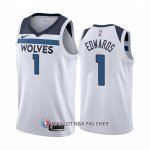 Maillot Minnesota Timberwolves Anthony Edwards NO 1 Association Blanc