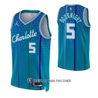 Maillot Charlotte Hornets James Bouknight NO 5 Ville 2021-22 Bleu