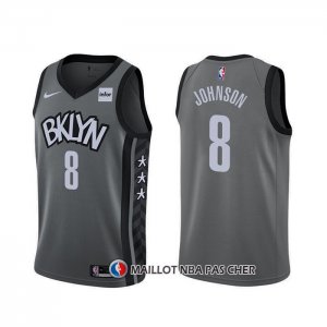 Maillot Brooklyn Nets Tyler Johnson Statement 2020 Gris