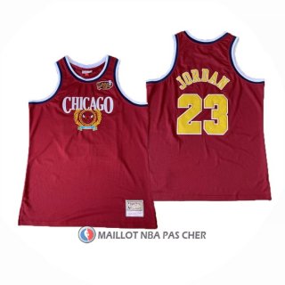 Maillot Chicago Bulls Michael Jordan NO 23 Mitchell & Ness 1996 Rouge