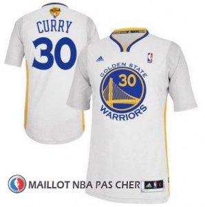 Maillot Authentique Manche Courte Golden State Warriors Curry 30 Blanc