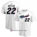 Maillot Manche Courte Miami Heat Jimmy Butler Ville 2020-21 Blanc