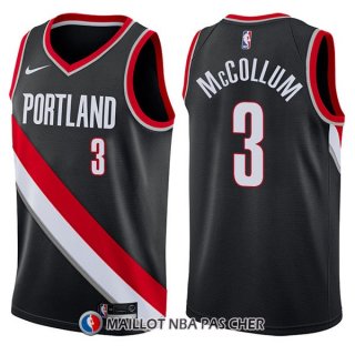 Maillot Portland Trail Blazers C.j. Mccollum Swingman Icon 3 2017-18 Noir