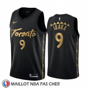Maillot Tornto Raptors Serge Ibaka Ville Edition Noir