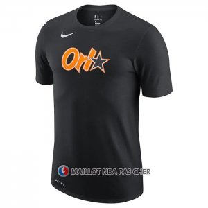 Maillot Manche Courte Orlando Magic Ville 2020-21 Noir