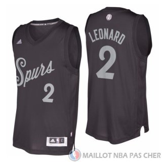 Maillot Leonaro San Antonio Spurs Noel #2 Noir