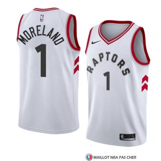 Maillot Tornto Raptors Eric Moreland Association 2018 Blanc