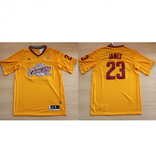 Maillot Manche Courte Cavaliers James 23 Jaune