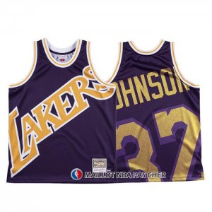 Maillot Los Angeles Lakers Johnson Mitchell & Ness Big Face Volet