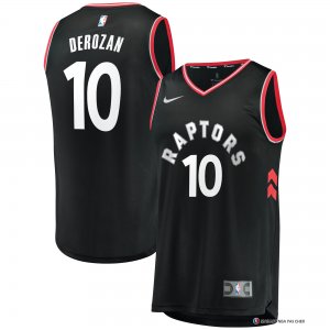Maillot Authentique Toronto Raptors Derozan 2017-18 10 Noir