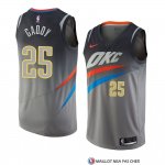 Maillot Oklahoma City Thunder Abdul Gaddy Ville 2018 Gris