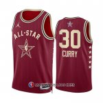 Maillot All Star 2024 Golden State Warriors Stephen Curry NO 30 Rouge